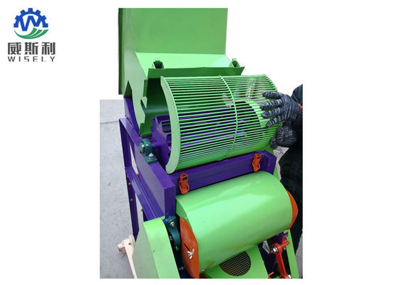 China Desgranador automático verde del cacahuete, estructura compacta de la máquina de proceso del cacahuete proveedor